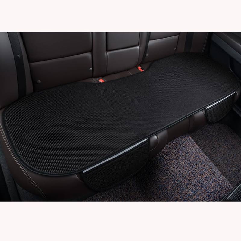 HSJDHNCS Sitzkissen Auto für Nissan Qashqai J12 2021.6-2023,Sitzschoner Sitzauflagen Anti Rutsch Autositzschoner Autozubehör,1 Rear Seats Black von HSJDHNCS