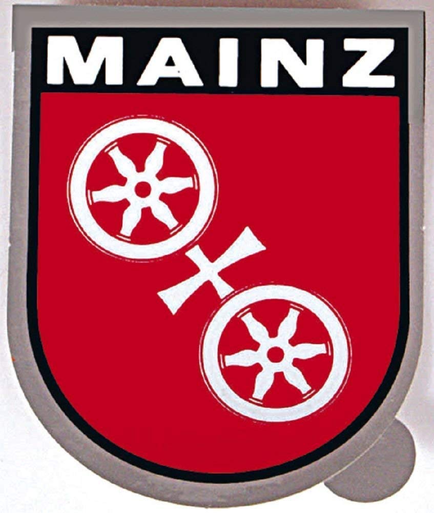 PVC-Aufkleber - Mainz Wappen - 301582 - Gr. ca. 6,5 x 8 cm von HSK