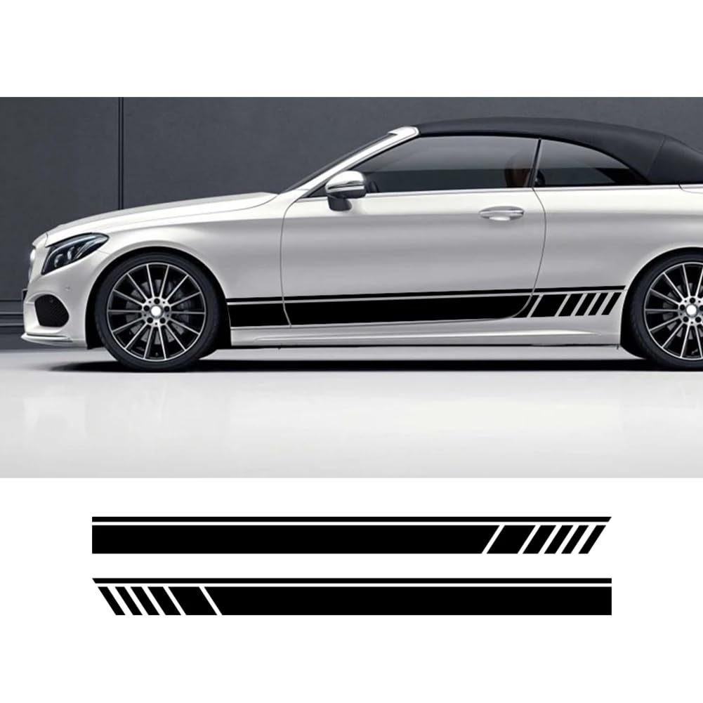 Autotür-Seitenaufkleber, für M=ercedes B=ENZ G Glas G55 G63 Amg W463 G500 Klasse G350D Streifen Vinyl Dekor Aufkleber Autozubehör von HSLGYFUS