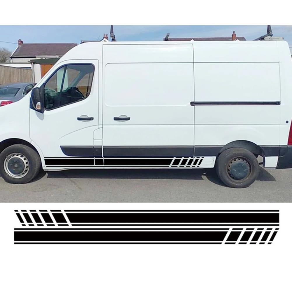 Autotür-Seitenaufkleber, für R=enault, für Master, für Nissan NV400, für Interstar, für Opel, für Vauxhall Movano, Tuning-Zubehör, Camper Van-Vinyl-Aufkleber von HSLGYFUS