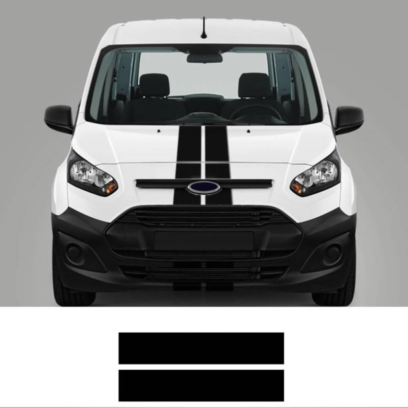 Motorhaubenaufkleber, für Ford Transit Connect Tourneo, benutzerdefinierte Camper Van-Streifen, Grafiken, Styling-Aufkleber, Auto-Tuning-Zubehör von HSLGYFUS