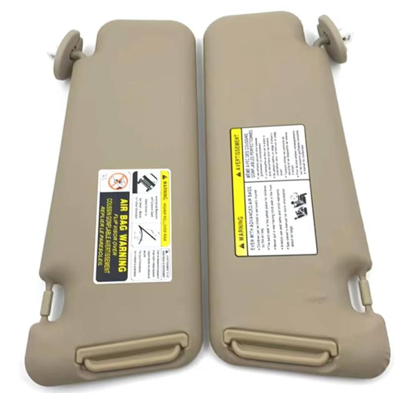 HSYH 74320-48260-B0 für Toyota Highlander 2008-2013 Auto Sonnenschutz vor Parasol Fahrzeug Fahrzeug Sonnenschand Ersatzteil Sonnenvisier,Beige Right von HSYH