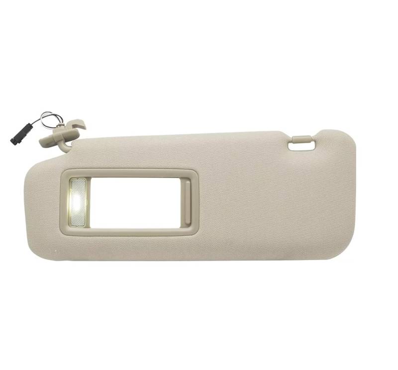 HSYH Für Mazda CX-9 CX9 Sun Visor 2010 2012 2012 2013 2014 2015 Fahrer Beifahrerseite Sunvisor Shade Shield Sunshade,Beige Left von HSYH