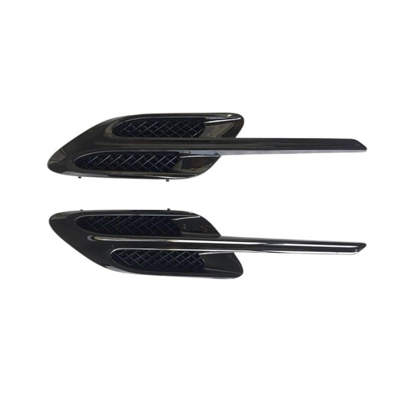 2 stücke Auto Kühlergrill Kotflügel Vent Kompatibel for Bentley GT 2016-2018 Auto Dekoration Auto Teil Zubehör(Black1) von HTAQYU