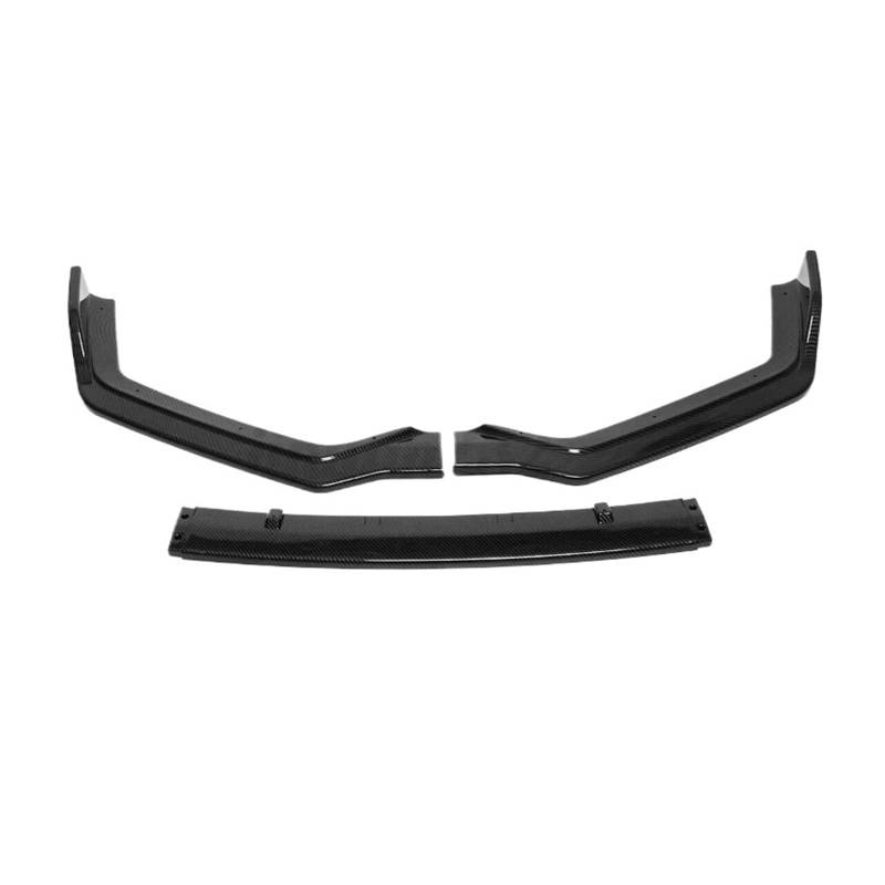 3 teile/satz Auto Vorderen Stoßfänger Lip Spoiler Splitter Kompatibel for Infiniti Q50 Sport Modell 2014-2021(Carbon Fiber 18-21) von HTAQYU