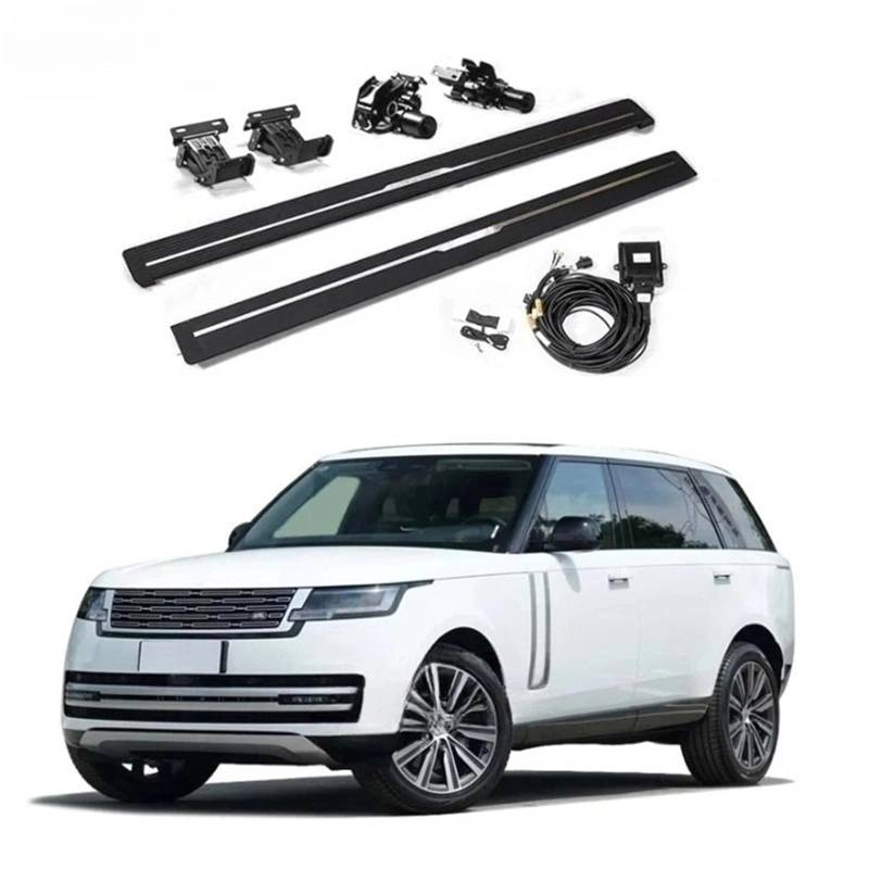 Ausfahrbare elektrische Seitenschritte, Trittbretter mit automatischem Powerstep, kompatibel mit Range Rover Vogue L460 Sport L461(Sport) von HTAQYU