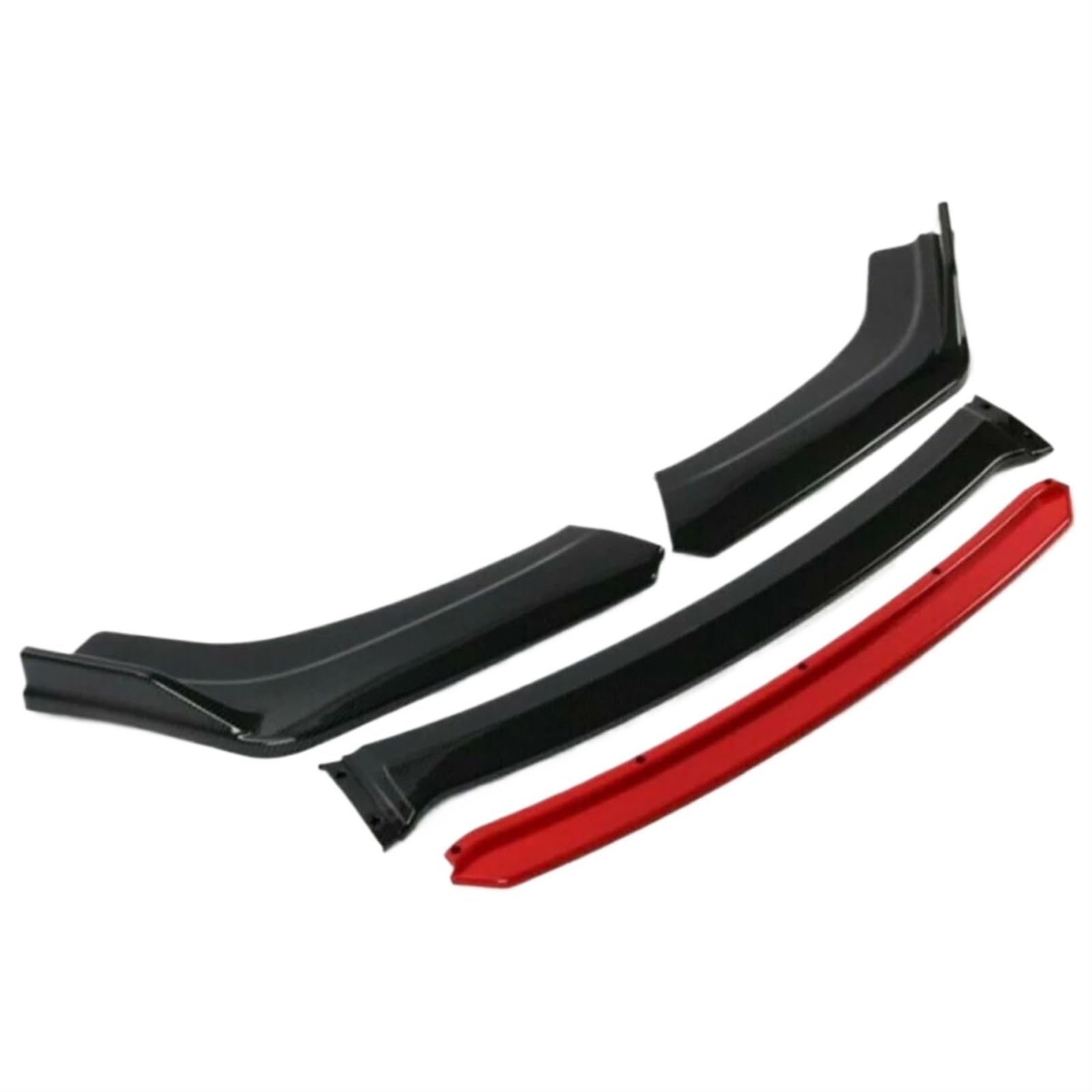 Auto Front Lip Splitter Universal Spoiler Diffusor Lip Kit Kompatibel for Hyundai Accent Bekommt İ20 İ30(Red1) von HTAQYU