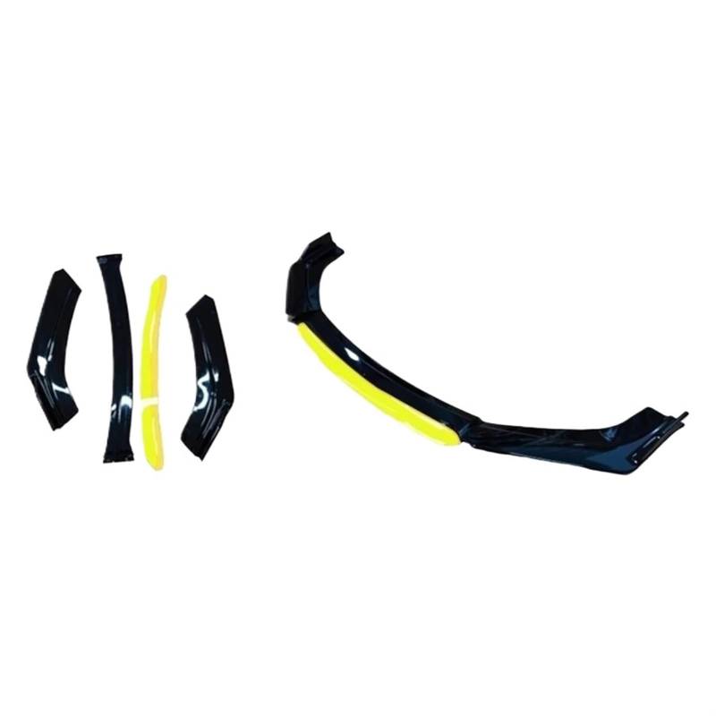 Auto Front Lip Splitter Universal Spoiler Diffusor Lip Kit Kompatibel for Hyundai Accent Bekommt İ20 İ30(Yellow1) von HTAQYU