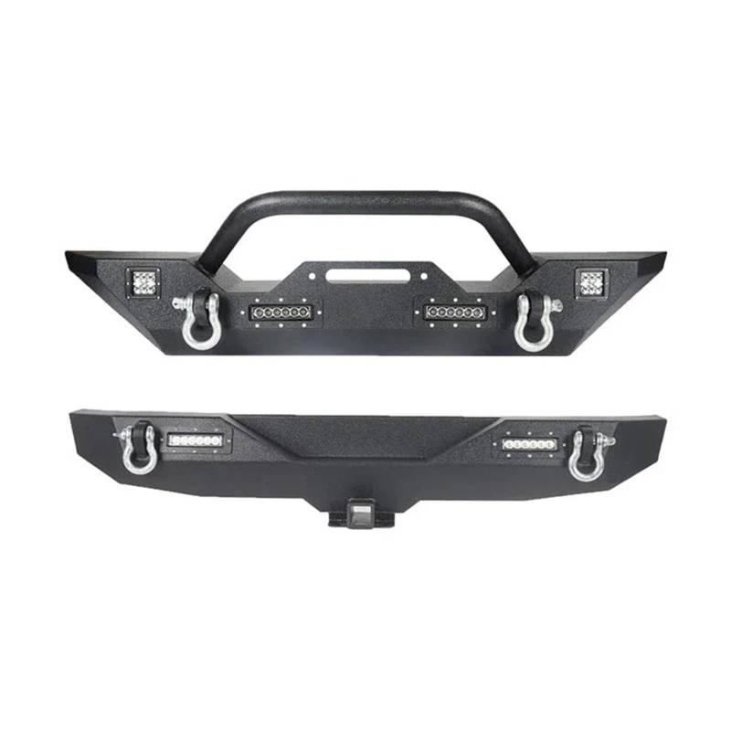 Autozubehör Classic Hoop Front Bumper Kompatibel for Jeep Wrangler JK 2007-2016 2017-2018 von HTAQYU