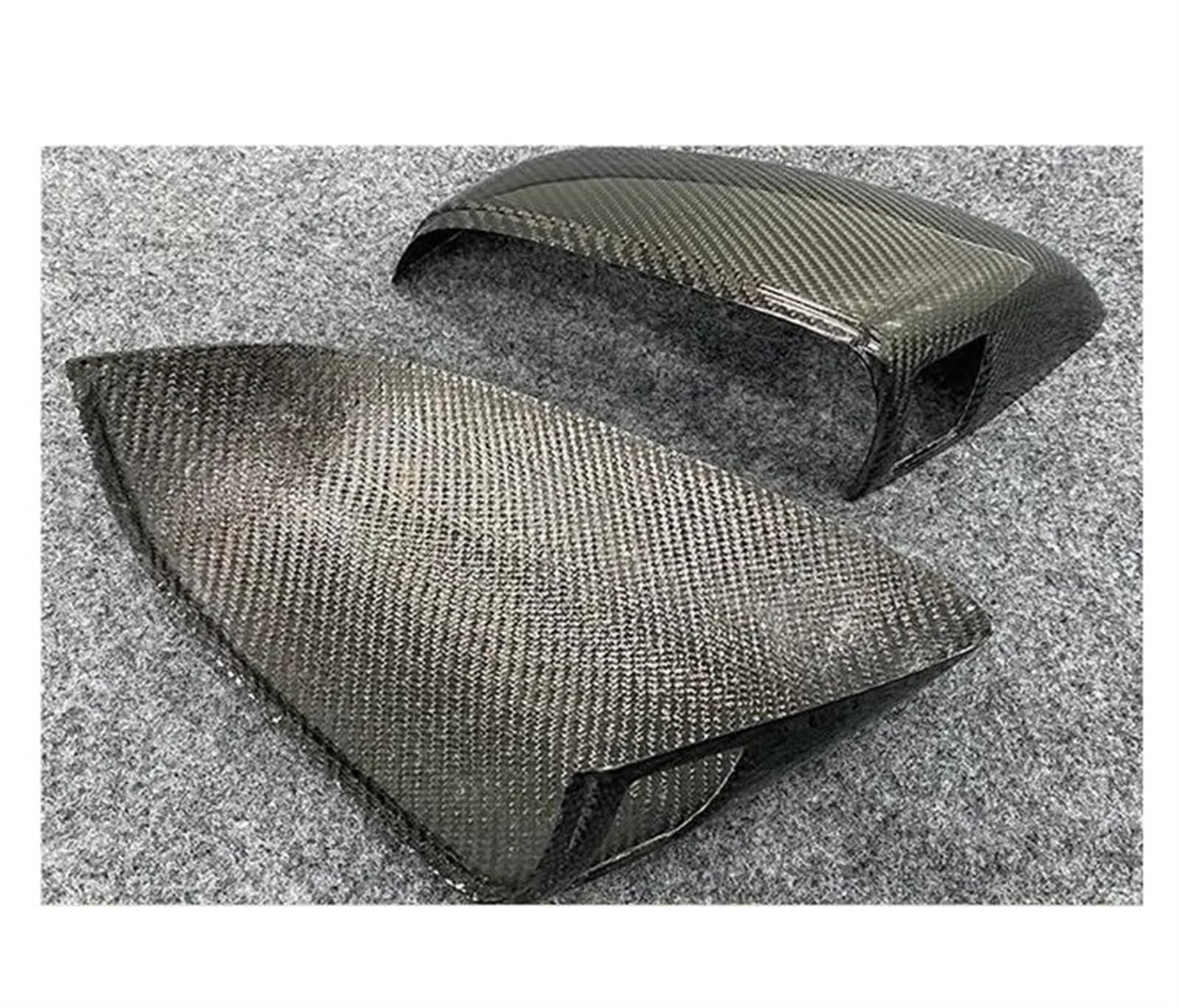 Carbon Fiber Auto Vorne Hinten Stoßstange Lip Diffusor Rückspiegel Abdeckung Spoiler Kompatibel for Bentley Bentayga V8 W12 2016 2017 2018(Rearview mirror) von HTAQYU