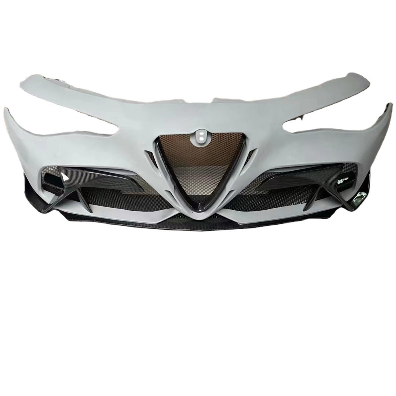 Carbon Fiber Front Stoßstange Bodykit Kompatibel for Alfa Romeo Giulia GTAM Stil Körper Kit von HTAQYU