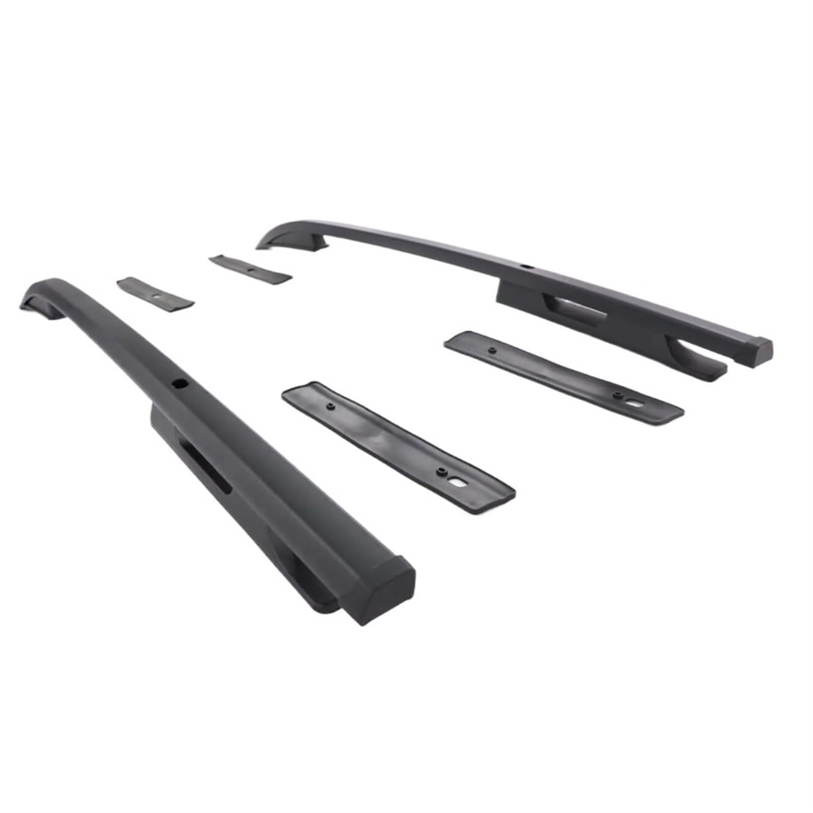 Dachreling Dachgepäckträger Kompatibel for Mitsubishi L200 Triton, verdicktes Aluminium, hervorragende Lackierung(Black Color) von HTAQYU