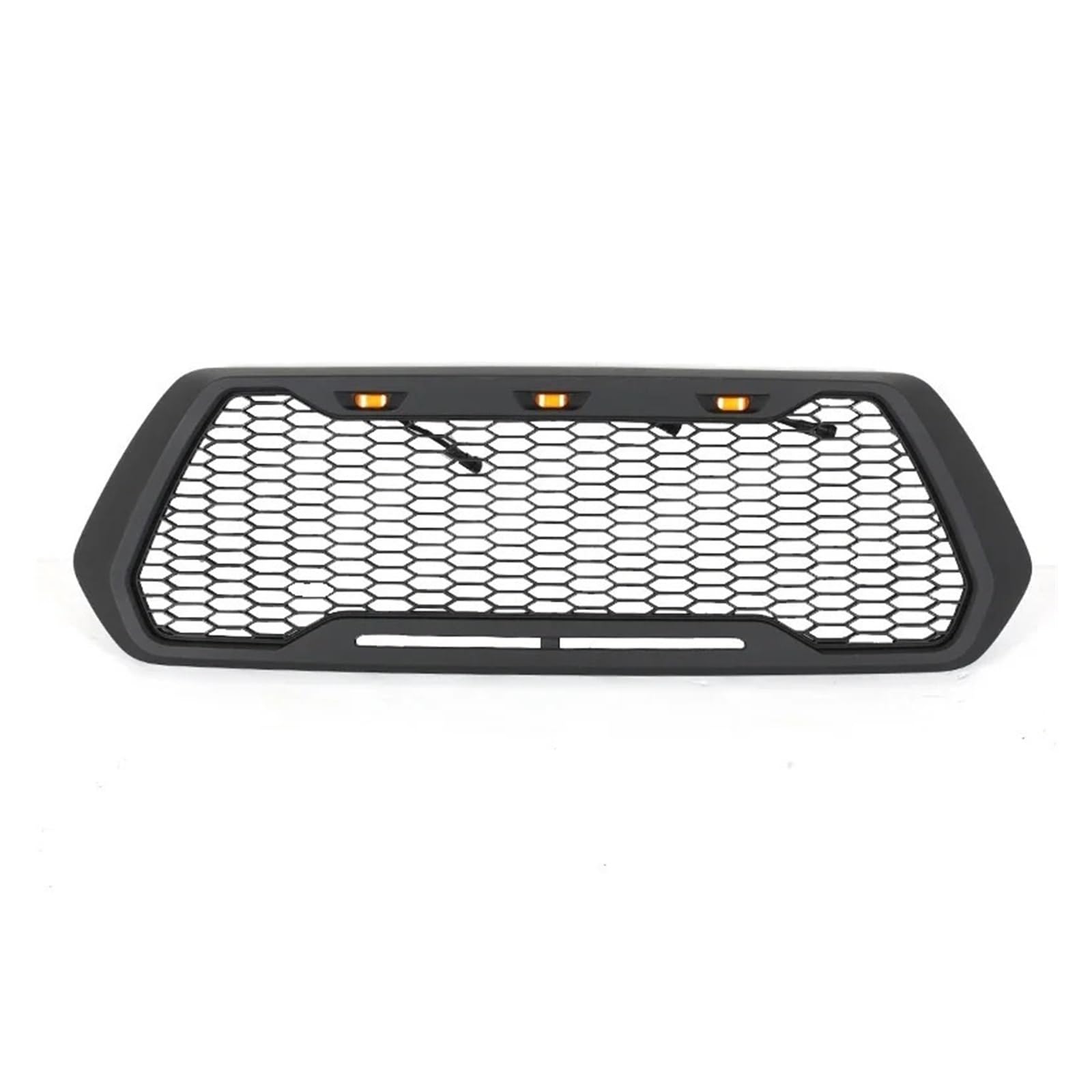 Frontgrill Mattschwarz mit Lichtern Grille Kompatibel for Toyota Tacoma 2016-2023 von HTAQYU