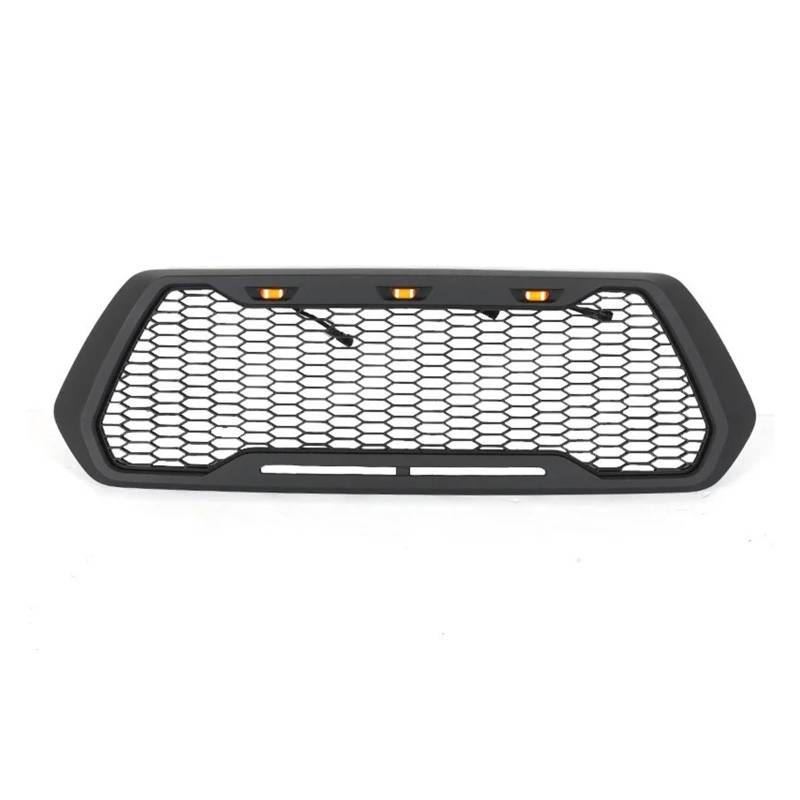 Frontgrill Mattschwarz mit Lichtern Grille Kompatibel for Toyota Tacoma 2016-2023 von HTAQYU