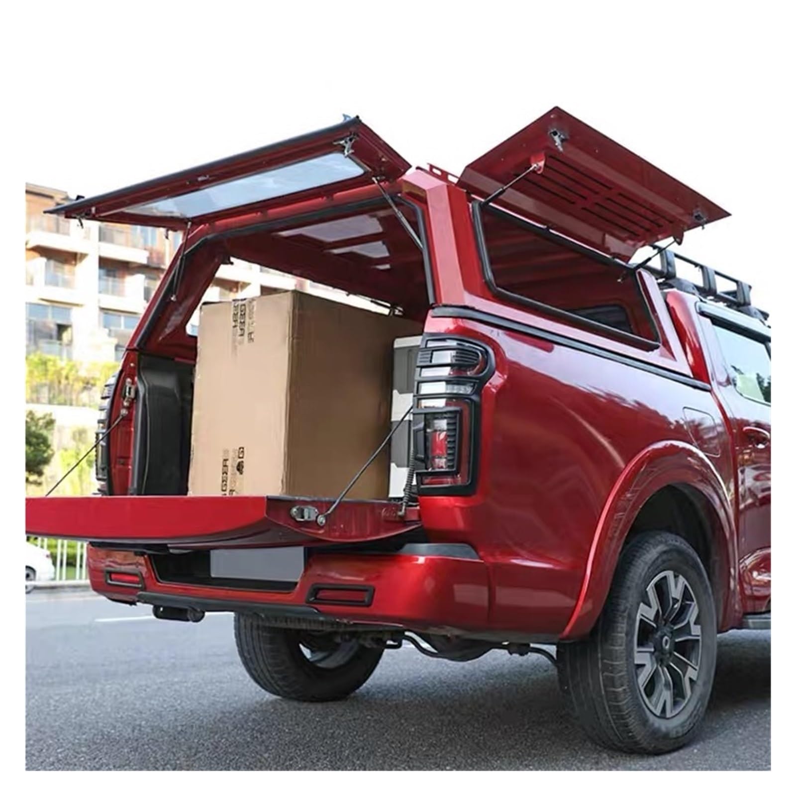 HTAQYU 5,7/5,8 ft Laderaumabdeckung Pickup-Truck-Ladefläche, Pick-up-Truck-Aufsatz, kompatibel mit Dodge Ram 1500 2500 3500 Short Bed 2002–2025, Laderaumabdeckung mit Schloss, Keine Bohrinstallation, von HTAQYU