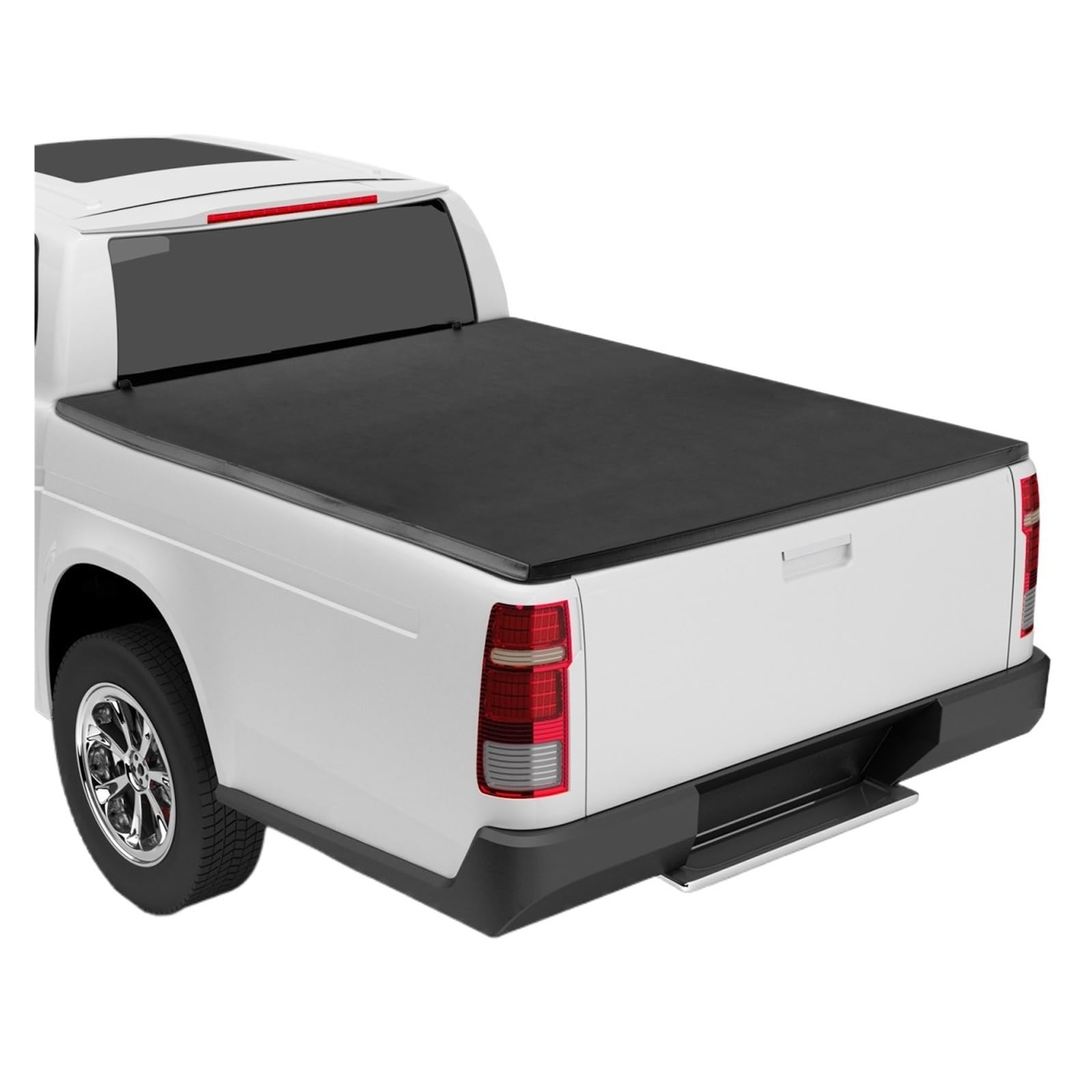 HTAQYU 6,5 Fuß weiche, vierfach gefaltete Laderaumabdeckung Goplus kompatibel for Ford F150 2015–2024 Standard-Kurzbett-Klemmen-Ersatz von HTAQYU