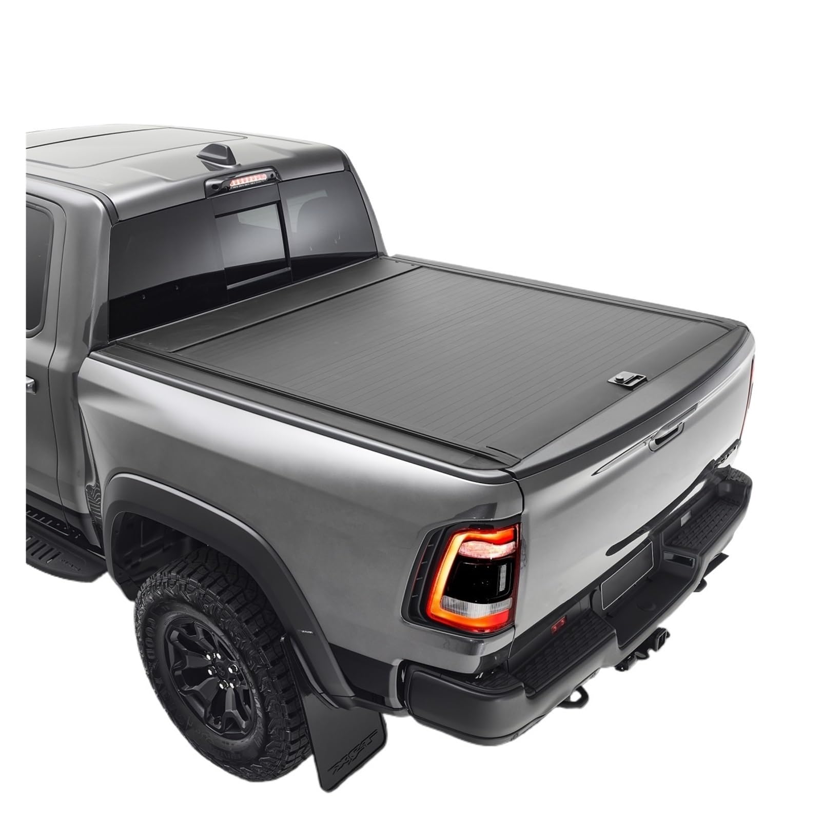 HTAQYU Laderaumabdeckung aus Hartaluminiumlegierung, kompatibel mit Ford F150 F250 F350 F450 F550 Super Duty 2014–2025, 2,4 m Lange Laderaumabdeckung mit Schloss(Combination Lock) von HTAQYU