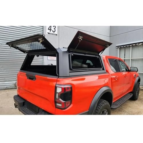 HTAQYU Laderaumabdeckung for Pickup-Truck-Ladefläche, Pick-up-Truck-Auflage, kompatibel mit Nissan Navara D23 2010–2025, Laderaumabdeckung mit Schloss, Keine Bohrinstallation, Hardtop-Baldachin(Style von HTAQYU