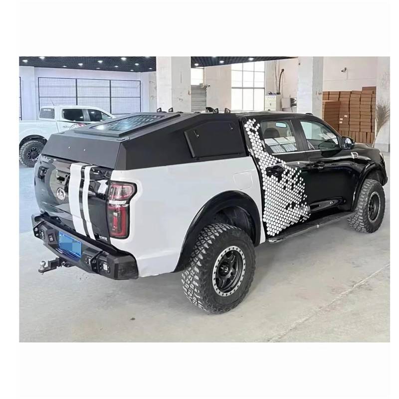 HTAQYU Laderaumabdeckung for Pickup-Truck-Ladefläche, Pick-up-Truck-Aufsatz, kompatibel mit Jeep Gladiator 2002–2025, Laderaumabdeckung mit Schloss, Keine Bohrinstallation, Hardtop-Überdachung von HTAQYU