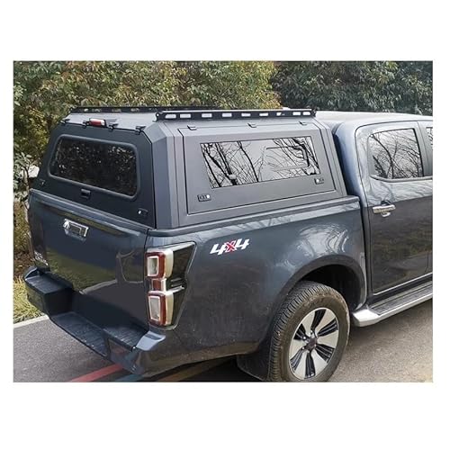 HTAQYU Laderaumabdeckung for Pickup-Truck-Ladefläche, Pick-up-Truck-Aufsatz, kompatibel mit Maxus LDV T60 T70 2013–2025, Laderaumabdeckung mit Schloss, keine Bohrinstallation, Hardtop-Überdachung(Styl von HTAQYU