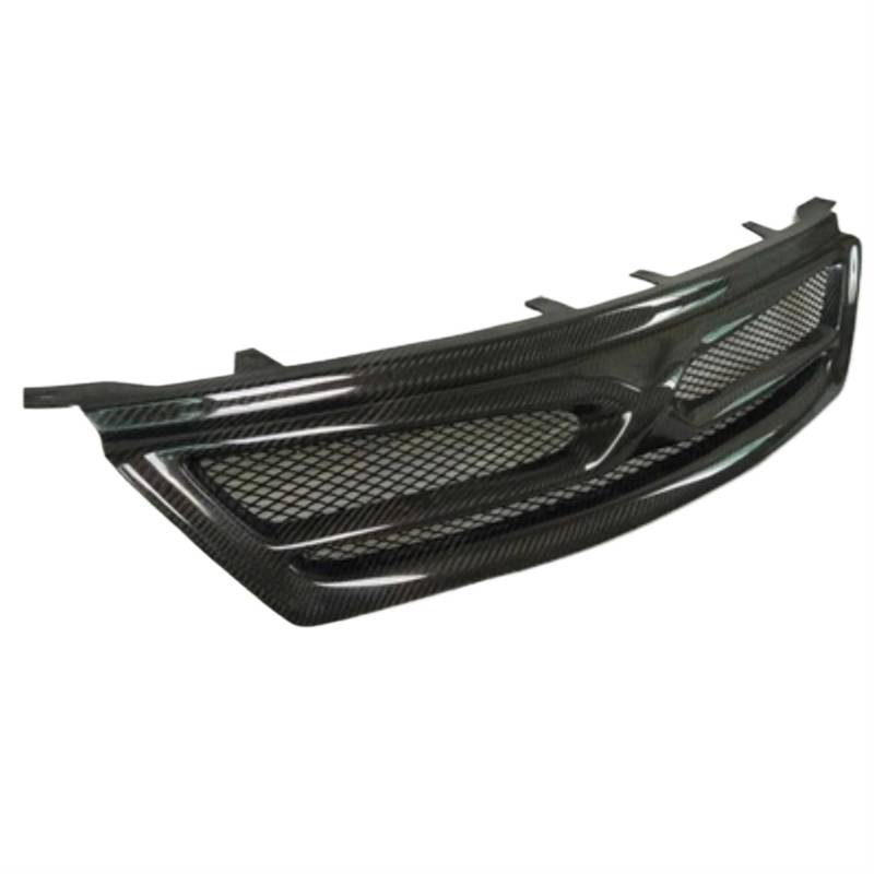 Körper Kit Harz Kühlergrill Gitter Kompatibel for Toyota Reiz 05-09 Carbon Fiber X Mark Net Auto Zubehör((Carbon Fiber)) von HTAQYU