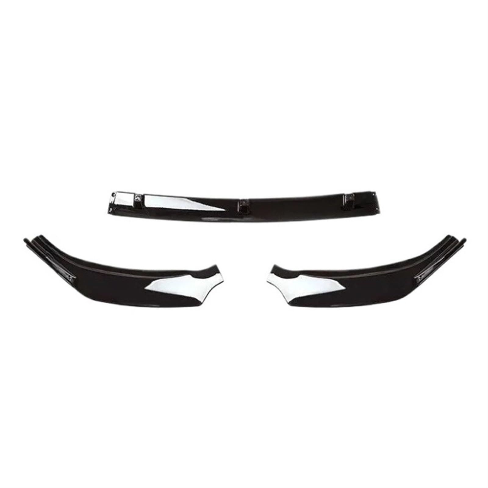 Kompatibel for Mazda CX-30 2020–2021, ABS, glänzend, schwarz, Frontstoßstange, Bodykit, Spoiler, Diffusor, Lippenform, Styling-Zubehör, 3 Stück von HTAQYU