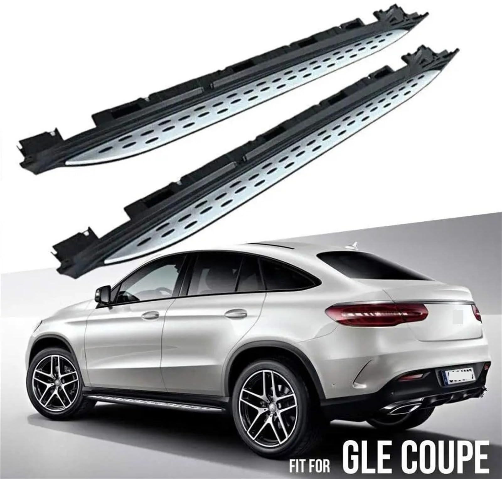 Kompatibel for Mercedes-Benz W166 GLE Coupe 2012-2019 Trittbrett Nerf Bar Schritt von HTAQYU