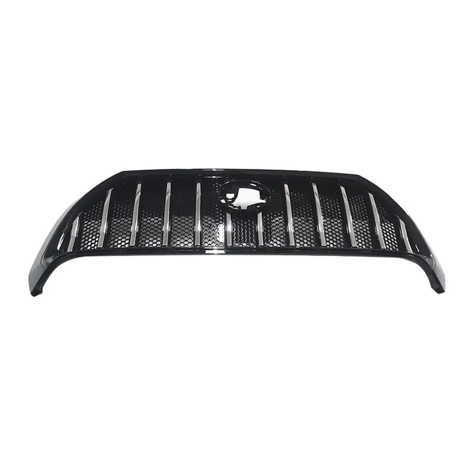 Kompatibel for Toyota Corolla Cross 2020 2021 2022 Auto-Stoßstangenhaubengrill ABS Front-Mittelgrill Auto-Außenteile Glanzschwarz Grills von HTAQYU