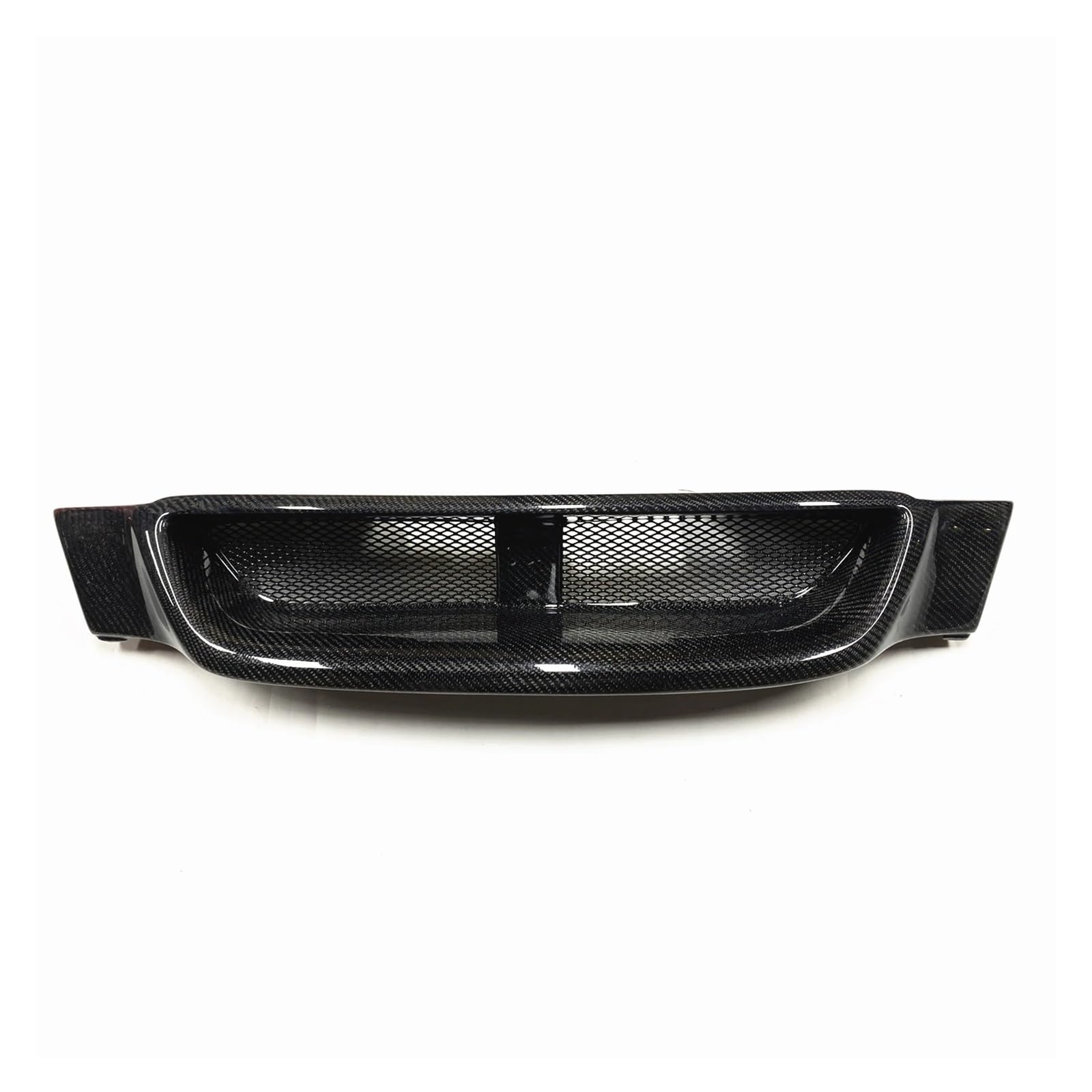 Kühlergrill, Renngrills, kompatibel mit Acura 2.5 TL 1996–1998, Fiberglas im Wabenstil, mattschwarz, Auto-Oberstoßstangenhaube, Maschengitter-Kit(Carbon Fiber1) von HTAQYU