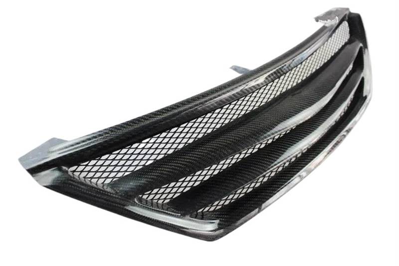 RS Racing Auto-Kühlergrill, kompatibel mit Toyota Mark X Reiz 2005–2009/2010–2013, grundiert, unlackiert, FRP, echte Kohlefaser(Carbon 05 to 09y) von HTAQYU