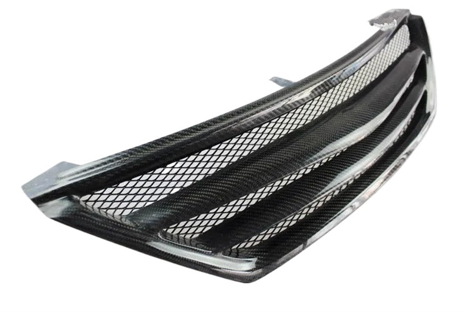 RS Racing Auto-Kühlergrill, kompatibel mit Toyota Mark X Reiz 2005–2009/2010–2013, grundiert, unlackiert, FRP, echte Kohlefaser(Carbon 10 to 13y) von HTAQYU