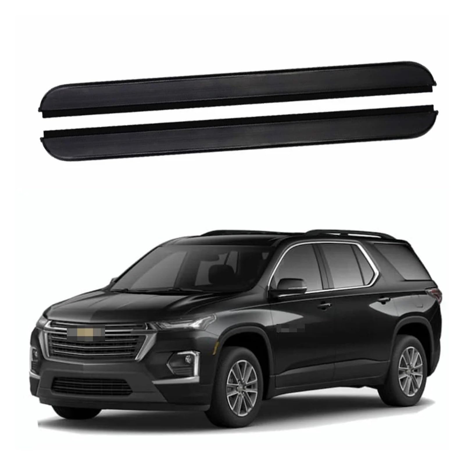 Trittbretter Kompatibel for Chevrolet Chevy Traverse 2018-2023 Seitenschritte 2 STK Barpedale Trittstangen Autozubehör von HTAQYU