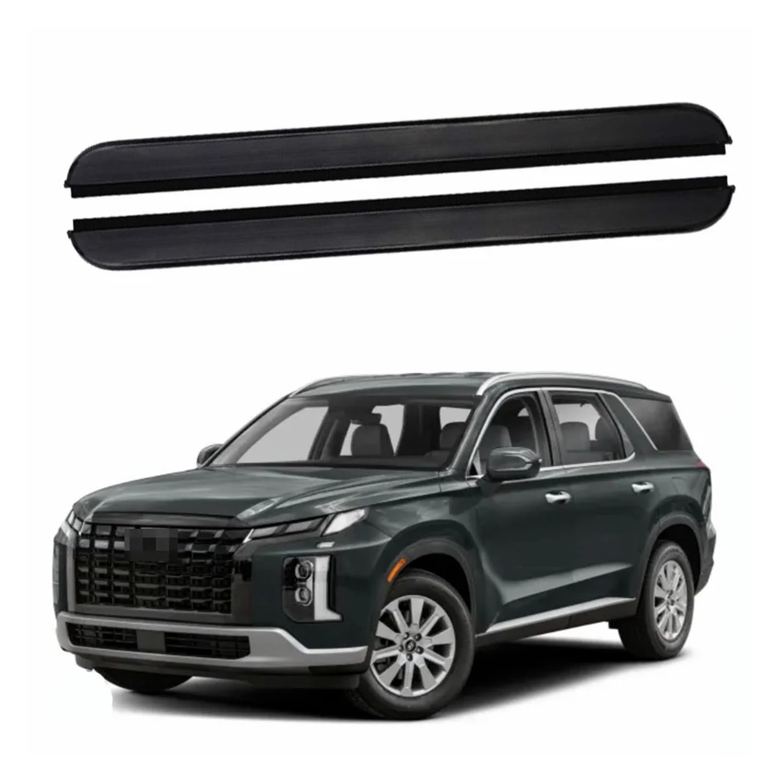 Trittbretter Kompatibel for Hyundai Palisade 2020-2024 Seitenschritte 2 STK Barpedale Trittleisten Autozubehör von HTAQYU