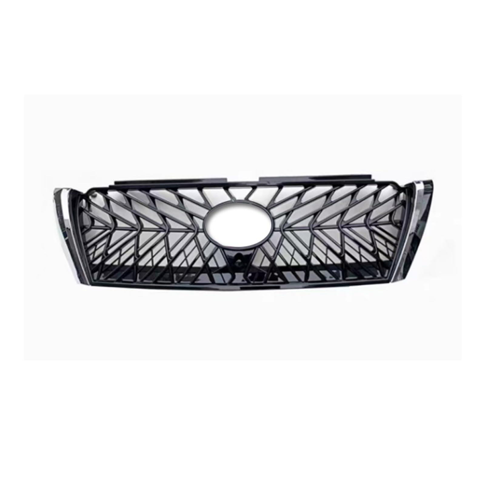 for 2014-2023, kompatibel mit Toyota Land Cruiser Prado 150 LC150, Kühlergrill-Highlight-Streifen, TRD-Vorderseitenänderung, Dekorationszubehör(2014-2017 Silver) von HTAQYU