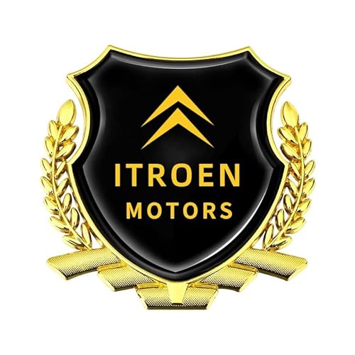 HTBFBDZJ Auto Emblem Aufkleber für Citroen C3-XR Elysee C4L C5X Auto Karosserie Buchstaben Emblem Auto Body Aufkleber Abzeichen Sticker Logo Dekoration Autozubehör von HTBFBDZJ