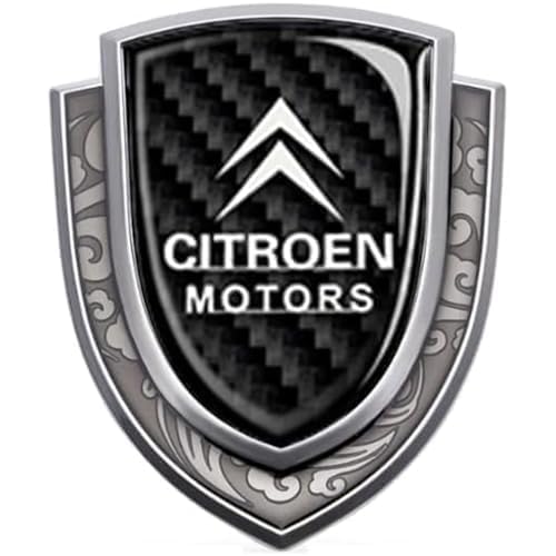 HTBFBDZJ Auto Emblem Aufkleber für Citroen C3XR C4 X BX GS LN Oli Saxo Space Tourer Auto Karosserie Buchstaben Emblem Auto Body Aufkleber Abzeichen Sticker Logo Dekoration Autozubehör A von HTBFBDZJ