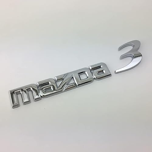 HTBFBDZJ Auto Emblem Aufkleber für Mazda 2 3 6 Auto Karosserie Buchstaben Emblem Auto Body Aufkleber Abzeichen Sticker Logo Dekoration Autozubehör B von HTBFBDZJ