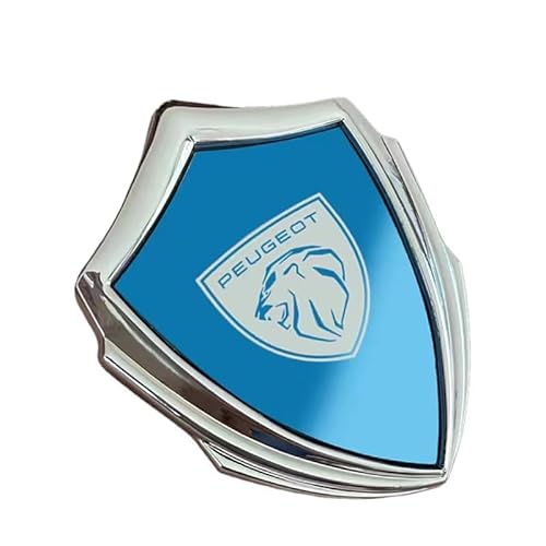 HTBFBDZJ Auto Emblem Aufkleber für Peugeot RCZ Auto Karosserie Buchstaben Emblem Auto Body Aufkleber Abzeichen Sticker Logo Dekoration Autozubehör B von HTBFBDZJ