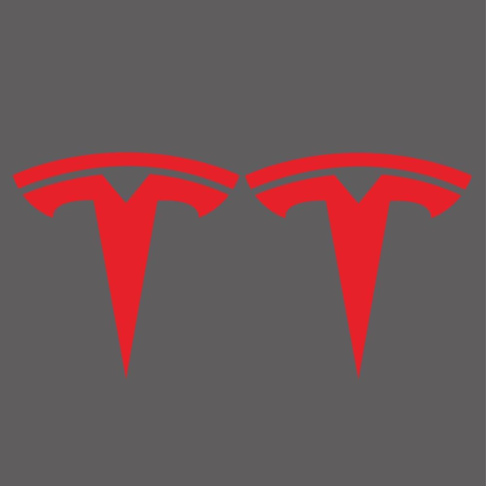 HTBFBDZJ Auto Emblem Aufkleber für Tesla Model 3 Auto Karosserie Buchstaben Emblem Auto Body Aufkleber Abzeichen Sticker Logo Dekoration Autozubehör C von HTBFBDZJ