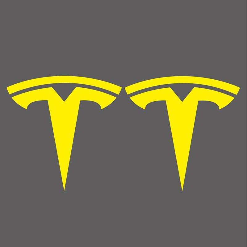 HTBFBDZJ Auto Emblem Aufkleber für Tesla Model 3 Auto Karosserie Buchstaben Emblem Auto Body Aufkleber Abzeichen Sticker Logo Dekoration Autozubehör E von HTBFBDZJ