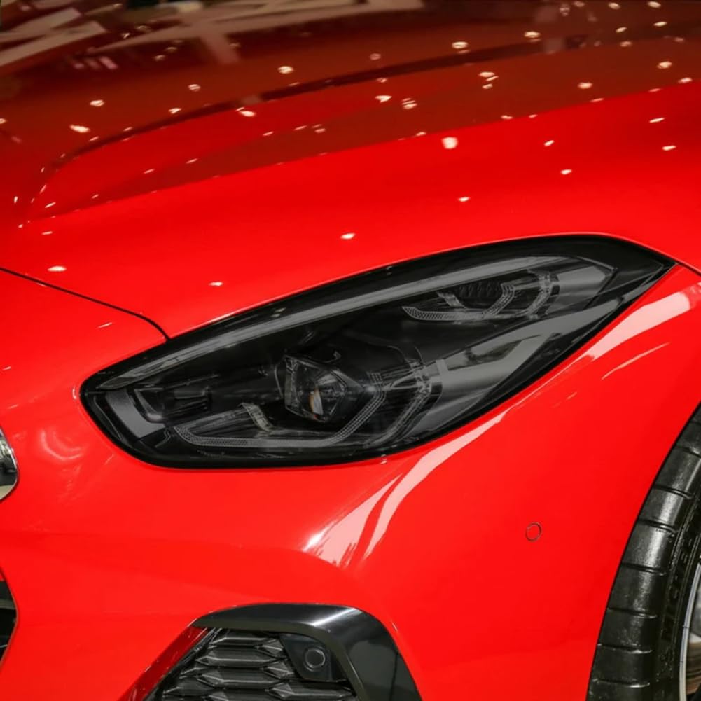 Autoscheinwerfer Schutzfolie Rücklicht Rauchschwarz Tönung Wrap Vinyl Transparent TPU Aufkleber, Für BMW Z4 G29 2019 2020 2021 von HTDVIG