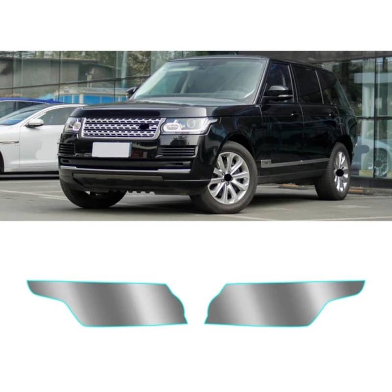 Für Range Rover L405 2013-2021 Autoscheinwerfer-Tönung, schwarzer Schutzfilm, Schutz, transparenter TPU-Vinyl-Wrap-Aufkleber, Zubehör von HTDVIG