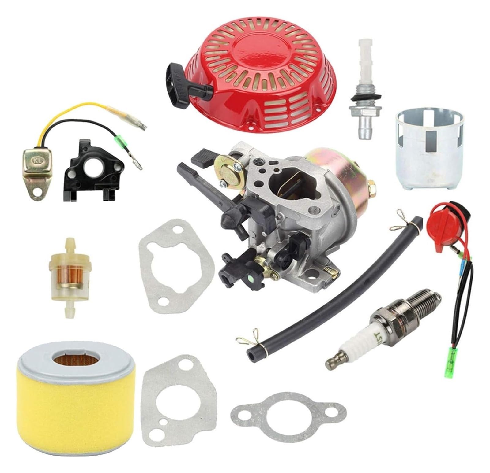 Vergaser Für GX240 GX270 Recoil Starter Luftfilter Dichtung Ringe Rasenmäher Teile Power Ausrüstung Zubehör Vergaser Kit Vergaser Carburetor von HTGMTGPACC