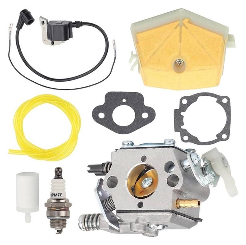 Vergaser Für H&usqvarna 50 51 55 61 254 257 261 262 Kettensäge Für W&albro WT-170 Vergaser Zündkerze Kraftstofffilter Vergaser Vergaser Kit Vergaser Carburetor von HTGMTGPACC