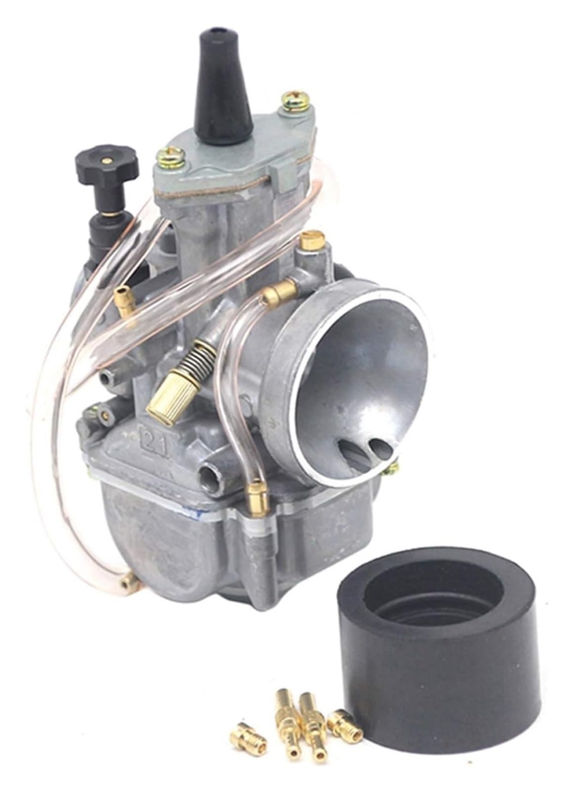 Vergaser Für K&eihin Für PWK Für O&ko Motorrad Vergaser Carburador 21 24 26 28 30 32 34mm Mit Power Jet 2T 4T Universal Vergaser Carburetor(21mm K+eihi) von HTGMTGPACC