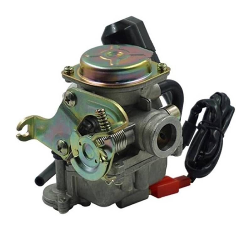 Vergaser Für PD18J 18mm GY6 50cc 80cc Roller Moped Für PD18J CVK Vergaser Carb 139QMB 139QMA ATV Quads Go Kart Buggy Vergaser Carburetor(Pd18j-b) von HTGMTGPACC