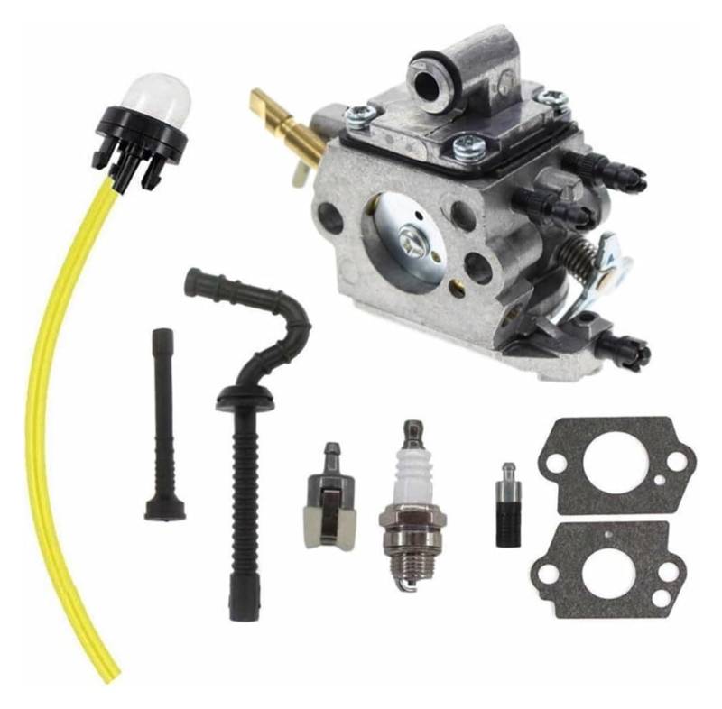 Vergaser Für S&TIHL MS192 MS192T MS192TC Für ZAMA C1Q-S258 Vergaser Kettensäge Trimmer Carb Kraftstoff Schlauch Vergaser Ersetzen Vergaser Carburetor von HTGMTGPACC