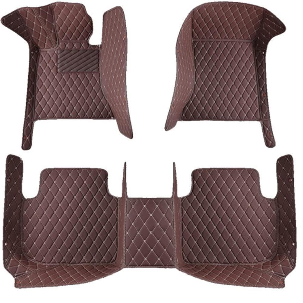 VollstäNdige Abdeckung Auto Fußmatten, für Opel Zafira 7seat 2008-2013 Fussmatten Innenzubehör Allwetter Teppich Schutz ZubehöR (LHD),A von HTGRBEFDG