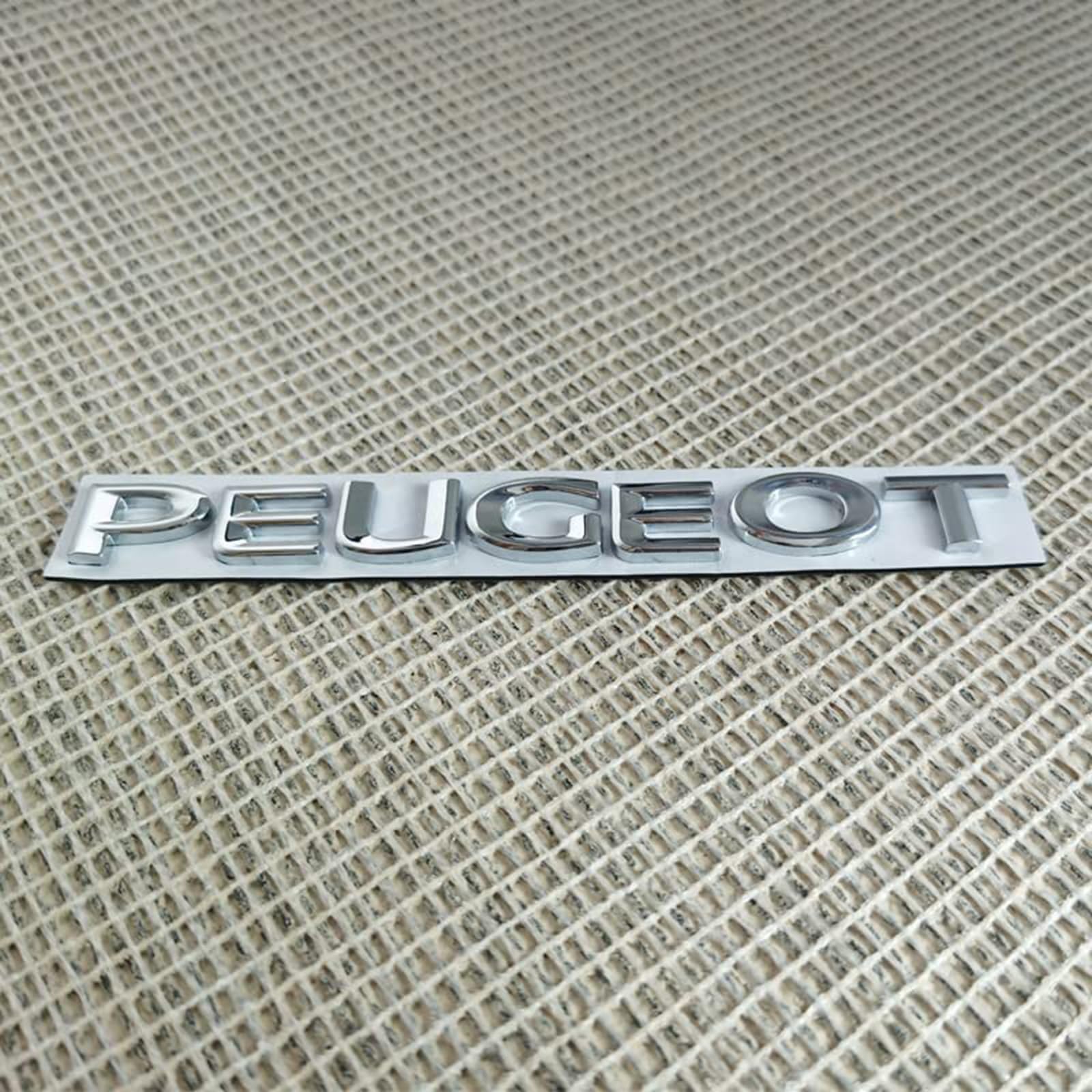 Auto Aufkleber Abzeichen für Peugeot 3008 308 2008 208 408 4008 GT 5008 307 508 206 207 301, Badge Emblem Abziehbilder Autoaufkleber Schriftzug Karosserie Emblem Zeichen Zubehör,Silver von HTPNB