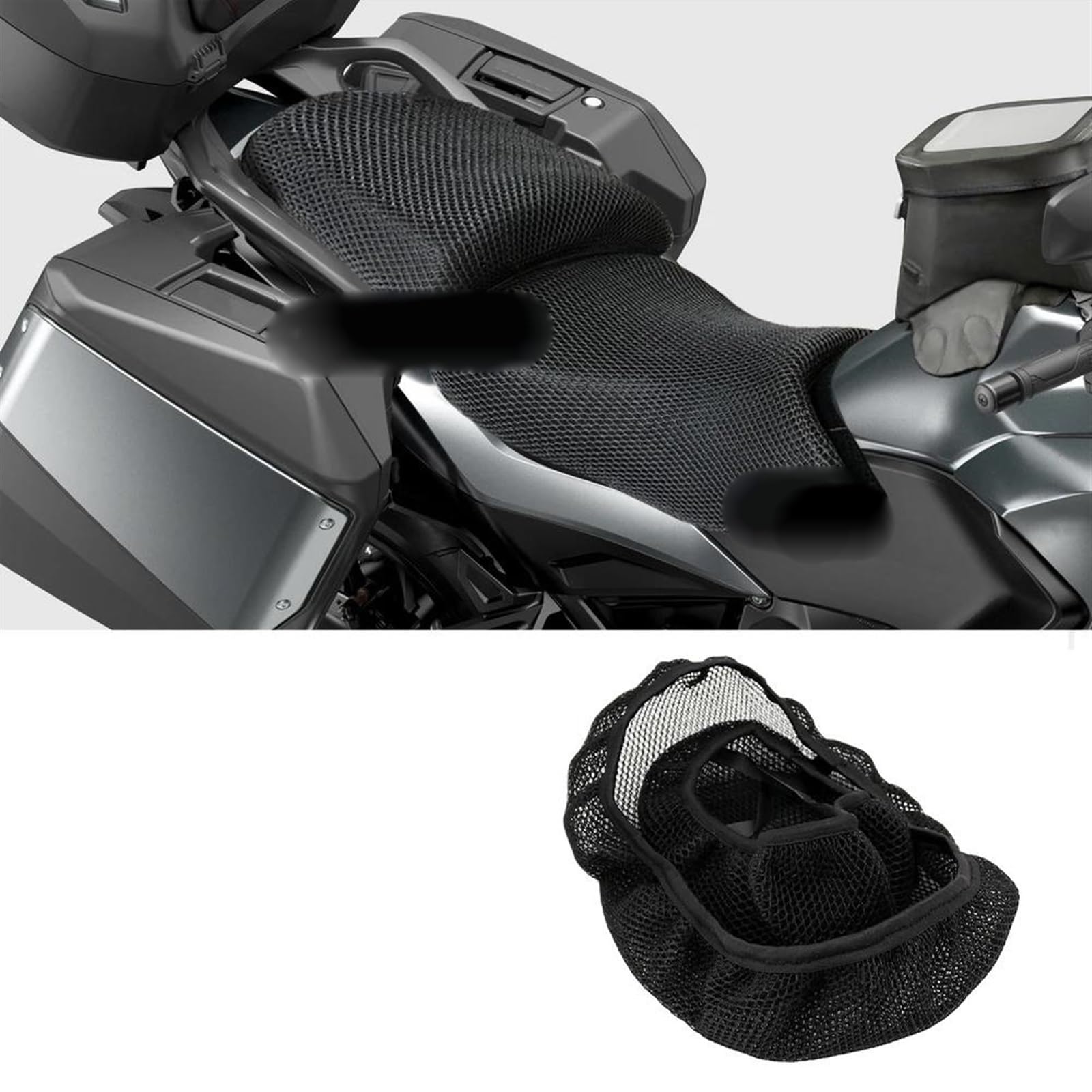HTRHHNF Sitzschutzkissen 3D-Luftstrom Sitzbezug Zubehör Motorradsitzbezüge Für NT 1100 2022 2023 von HTRHHNF